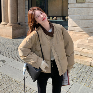 2025年冬短款撞色羽绒服2C289-2028-P270-K398图片
