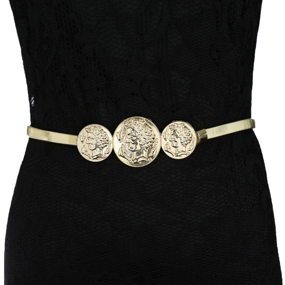 New Fashion Metal Stretch Belt Women Human Head Dolphin Vint在类目 农机/农具/农膜, 农业工具, 其它农用工具中 - 来自Buy2taobao.com提供专业的淘宝代购服务