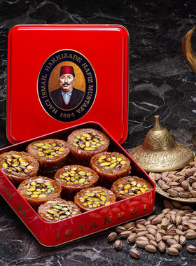 代购 Hafiz mustafa 1864土耳其甜点Kadayif果仁蜜饼高档零食礼盒