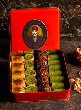代购 Hafiz mustafa 1864土耳其巴克拉瓦果仁蜜饼开心果高档零食