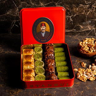 1864土耳其巴克拉瓦果仁蜜饼开心果高档零食 mustafa 代购 Hafiz