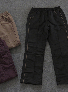 外贸日单运动裤薄棉裤保暖内绒416780