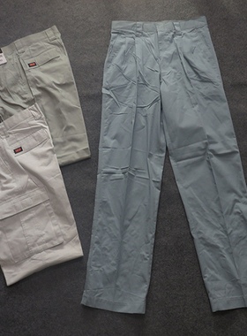 外贸男士户外裤工装裤休闲裤长裤40%涤纶60%棉面料薄款46301+02