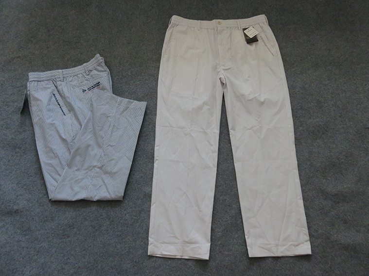 外贸春夏季男女条纹休闲裤休闲长裤细条纹家居薄款