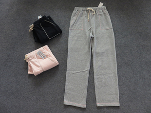 外贸女士内里植绒休闲运动裤卫裤家居外穿都可以781028