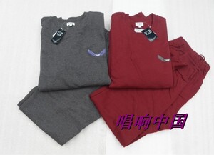 日单纯棉内里植绒运动套装/长袖长裤/纯色款可做家居服