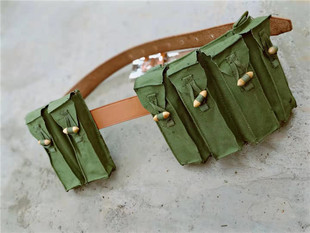 退役79式小挂包军迷收藏户外挂包登山配件 腰包零件袋 80年代库存
