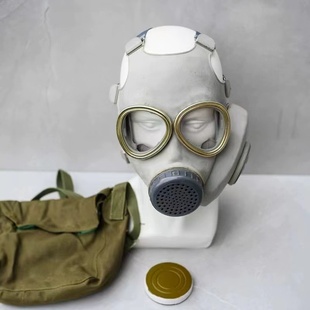 70年代老货库存新65式防毒面具对越自卫面罩防沙防尘军迷收藏装饰