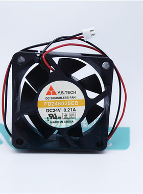 FD246025EB24V0.21A原装元山Y.S.TECH60*60*256CM变频器风扇