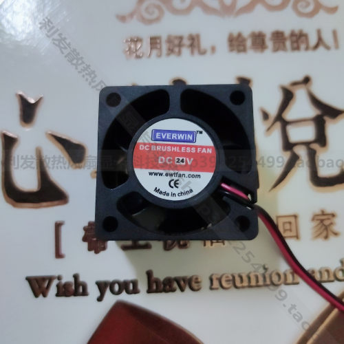 everwin4020 24v付4cm公分直流伏排换气功放设备小方形散热风扇机
