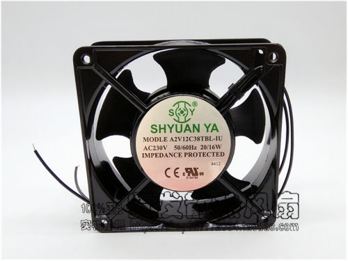全新SHYUAN YA玄亚 A2V12C38TBL-IU AC230V 20/16W 12038机柜风扇