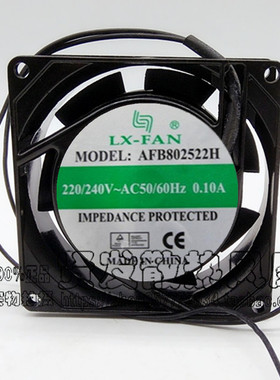 原装LX-FAN电控柜风机AFB802522H电焊变频器220V风扇8CM机柜8025