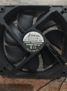 DC BRUSHLESS FAN MODEL SS12025M220D ECIAC80V-260V