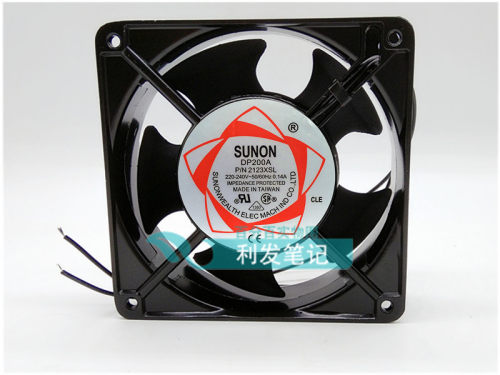 SUNON DP200A P/N 2123HSLXSL 220V 机柜散热轴流风机 风扇12038