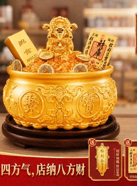 【师傅推荐】纯铜聚宝盆实心铸造