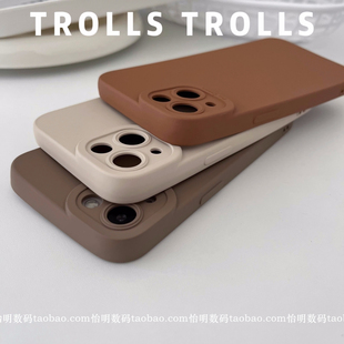 x40奶茶200棕色ins适用100荣耀60/70手机壳80/90pro直边x50i瞳眼magic5全包x30防摔x10美拉德se纯色20防摔v30