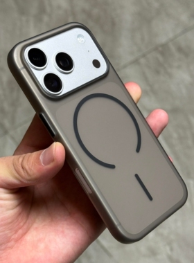 内置磁吸细圈硬壳雾面黑色肤感适用OPPOFind x9手机壳X9pro磨砂vivoiQOO15全包X300防摔X300pro一加15半透明