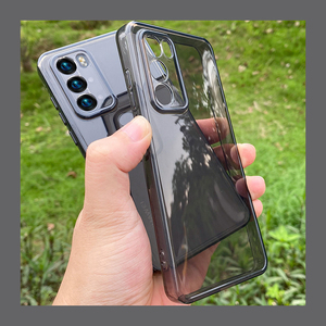 墨水透黑色80适用Pura70华为P50/P60手机壳mate40pro+透明p30全包P40男12直边nova10/11女9防摔8se简约硅胶软