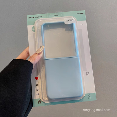 ins风简约纯色耐脏不发黄适用三星zflip6翻盖zfold5液态硅胶手机壳flip4/3软糯Q弹w25flip防滑加厚W24橡皮感