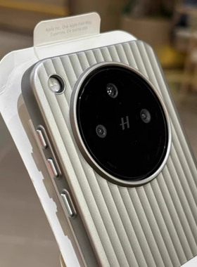 瓦楞条纹硬壳适用vivo x200promini手机壳钛灰色X100Spro金属质感iQOO12磨砂防指纹iQOO13行李箱纹X100ultra