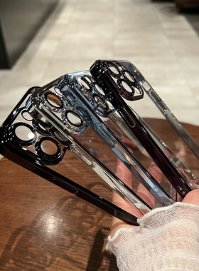 ins冷淡风电镀边框适用50荣耀200/100手机壳90pro透明X50i高清70/80硅胶60se软壳X40gt黑色X30MAX银色X10防摔