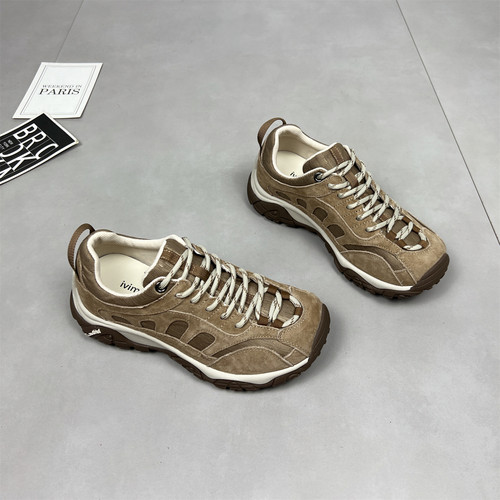 秋新款磨砂皮4.5cm德训女鞋