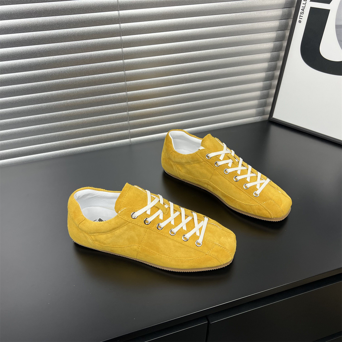 羊皮时尚平底德训鞋2026年春季新款方头系带休闲软底舒适阿甘鞋,女鞋,德训鞋,淘宝优惠券,粉丝福利购,淘宝优惠卷