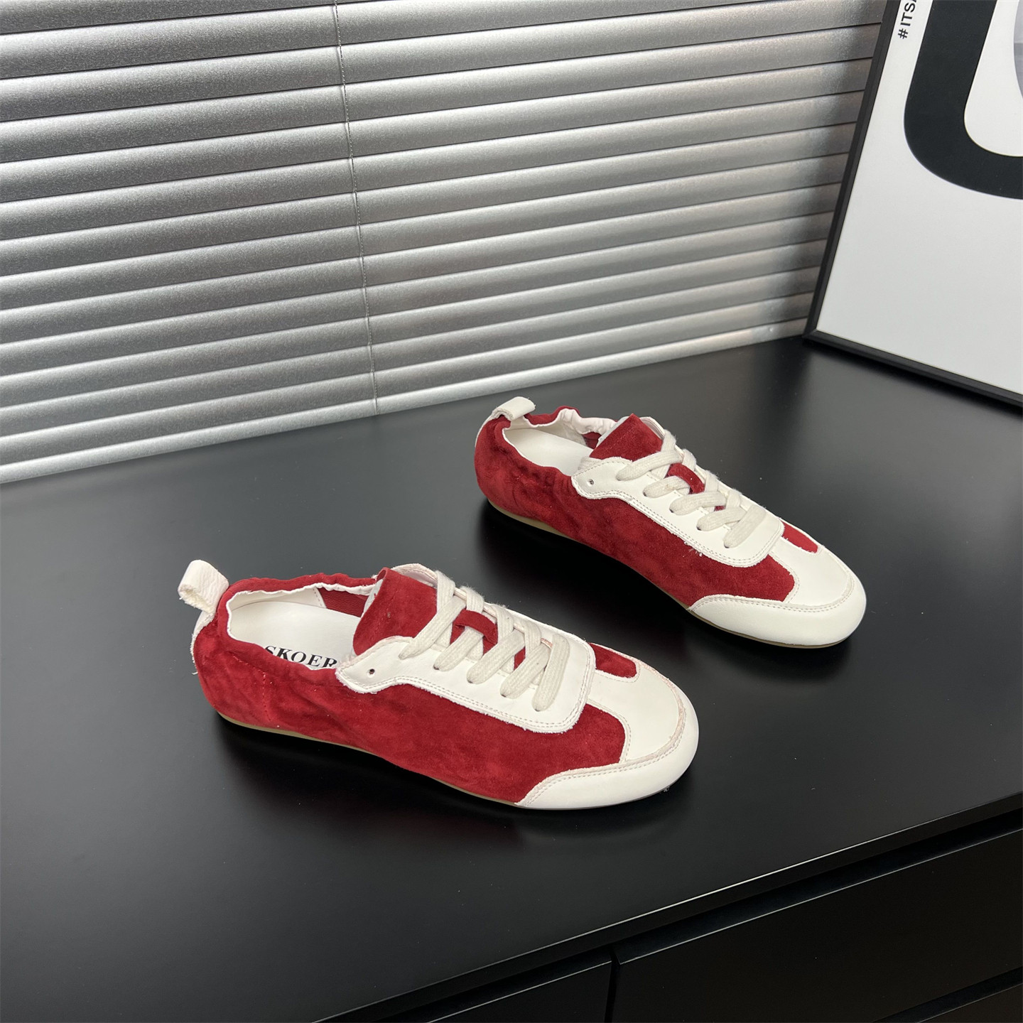 羊皮版~内增高芭蕾德训鞋女2026春新款平底复古运动休闲阿甘鞋女,女鞋,德训鞋,淘宝优惠券,粉丝福利购,淘宝优惠卷