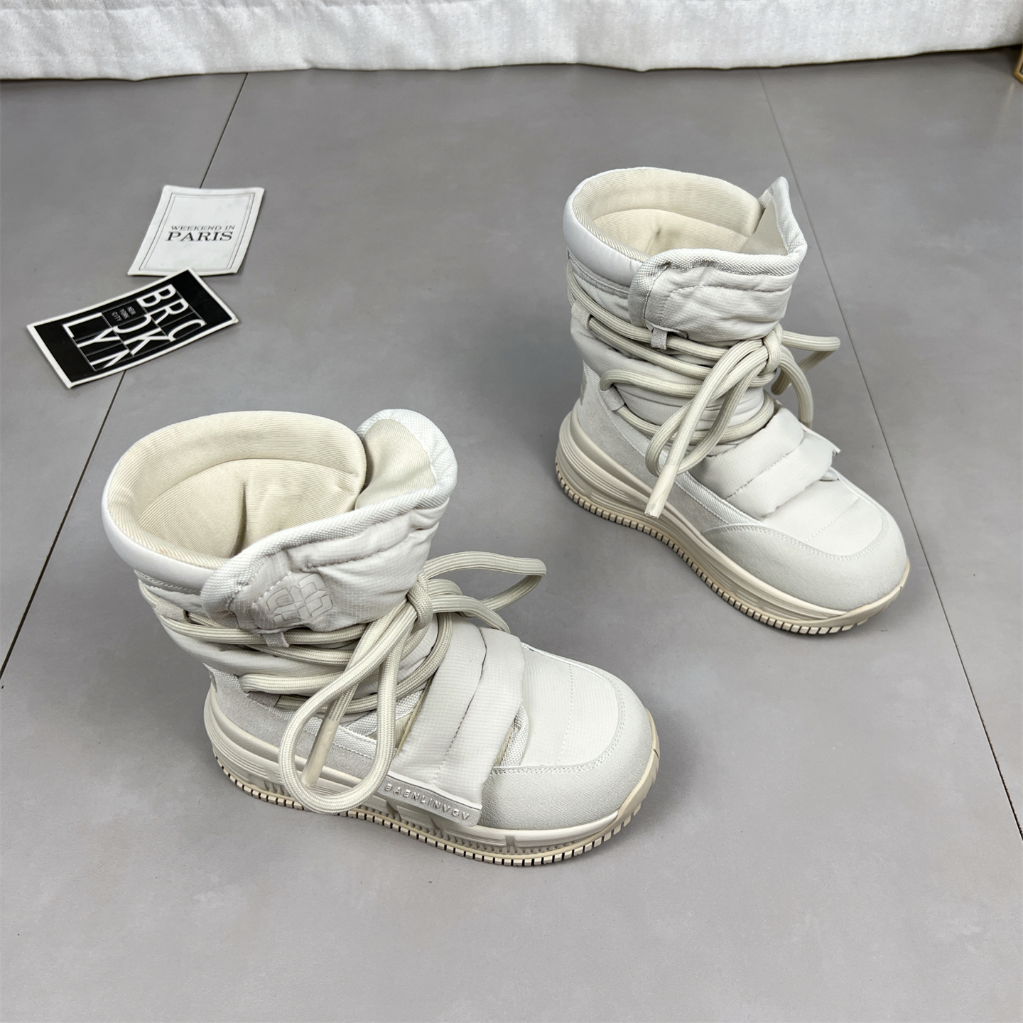 户外保暖气绒靴雪地靴女2025冬季