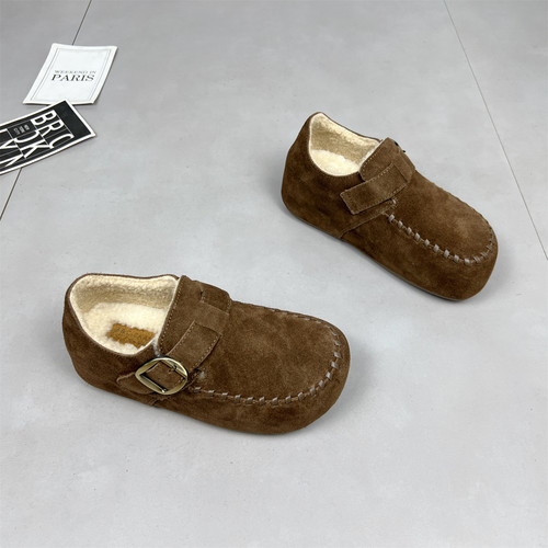 真皮厚底勃肯鞋女2025冬季