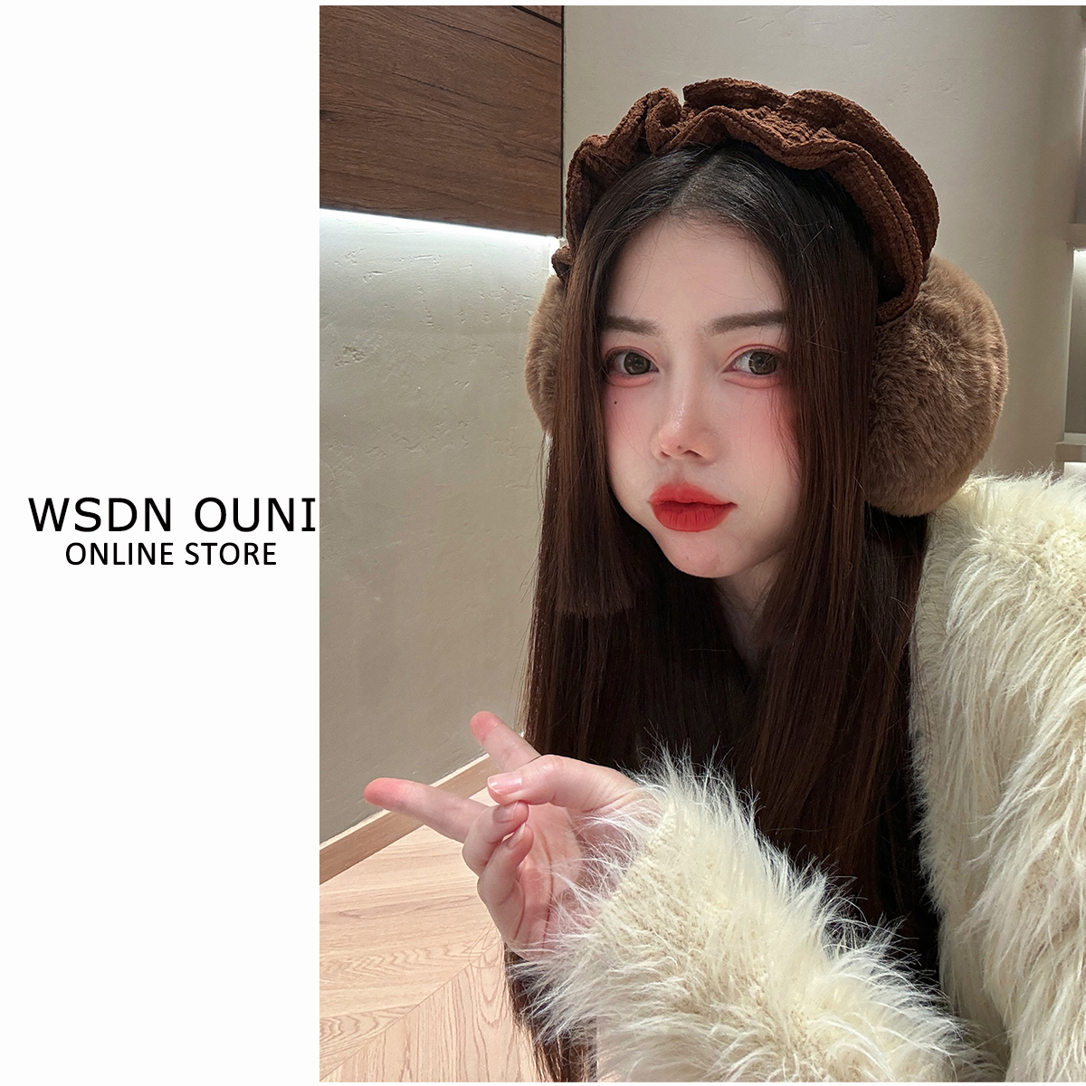 2024新款冬天可折叠护耳朵套毛绒