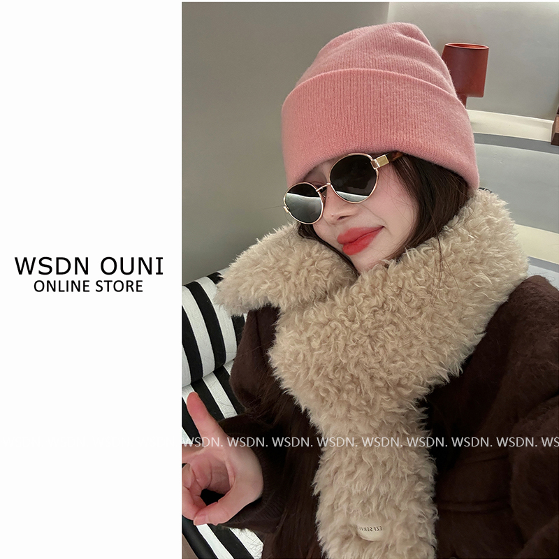 【环保毛毛】韩国订单交叉护颈围巾秋冬不漏风保暖毛毛领百搭围巾