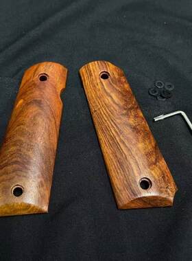 外观装饰AQKM1911实木握把片送螺丝扳手工具黄花梨护木片