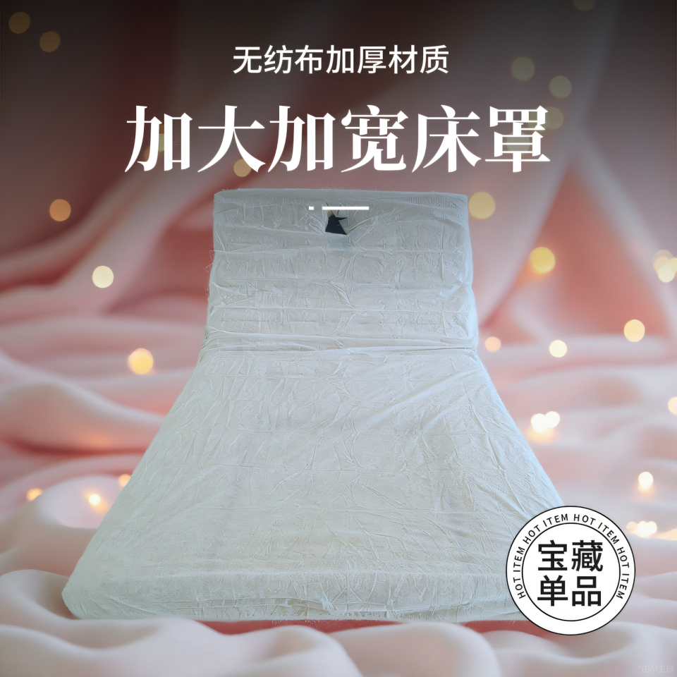 美容院按摩床专用无纺布加厚一次性床罩推拿垫隔脏床单隔尿垫床套