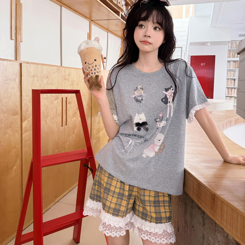 GillAimar小熊家睡衣家居服套装