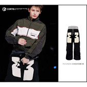 贴布双腰宽松打褶卫裤 CORTIS赵雨凡同款 PCCVISION 3MAN0N