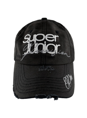 [PCCVISION] 3MAN0N 超级青少年蓝黑双色水洗做旧破坏刺绣弯檐帽