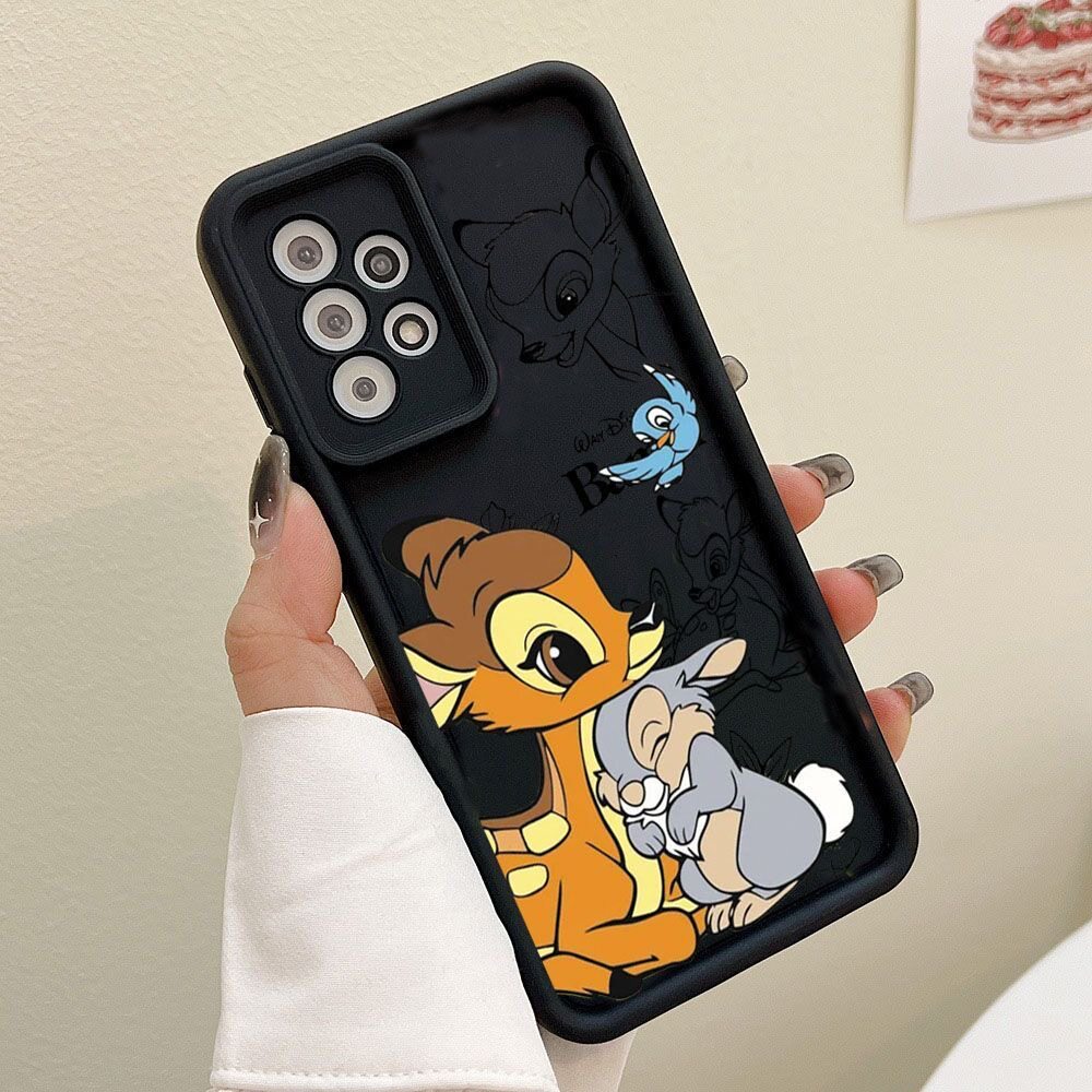 小鹿班比适用于三星S25ultra/S24ultra/S23/S22+手机壳S22ultra卡通A56/A55/A53/A52/A15/A25软壳S23fe可爱