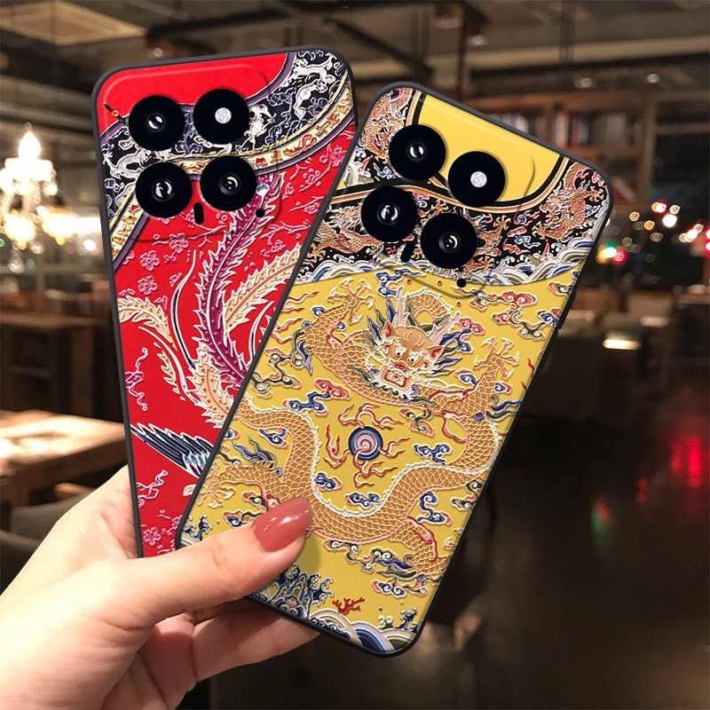 浮雕龙袍适用于小米15/14/13/12手机壳红米k80/K70/K60/K50软壳note13pro全包note12pro龙纹pocof5pro