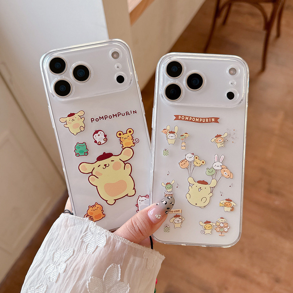 布丁狗适用于iPhone17/16/15/14/13/12/11/x手机壳Air可爱SE苹果17promax卡通14plus透明8plus保护套15pro