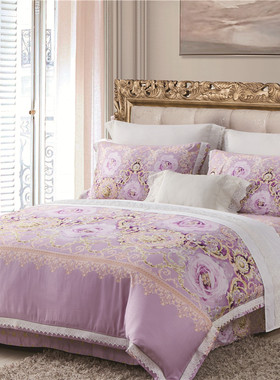 华福布艺家纺 植物羊绒赫希莲娜.嫣色K6007-5 紫色/米价格 定做