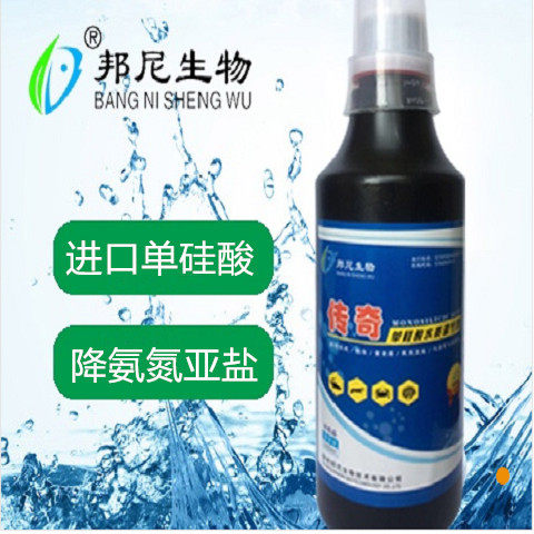 传奇单硅酸水产养殖降亚硝氨氮螃蟹龙虾海蟹毒调水青蟹人工养殖