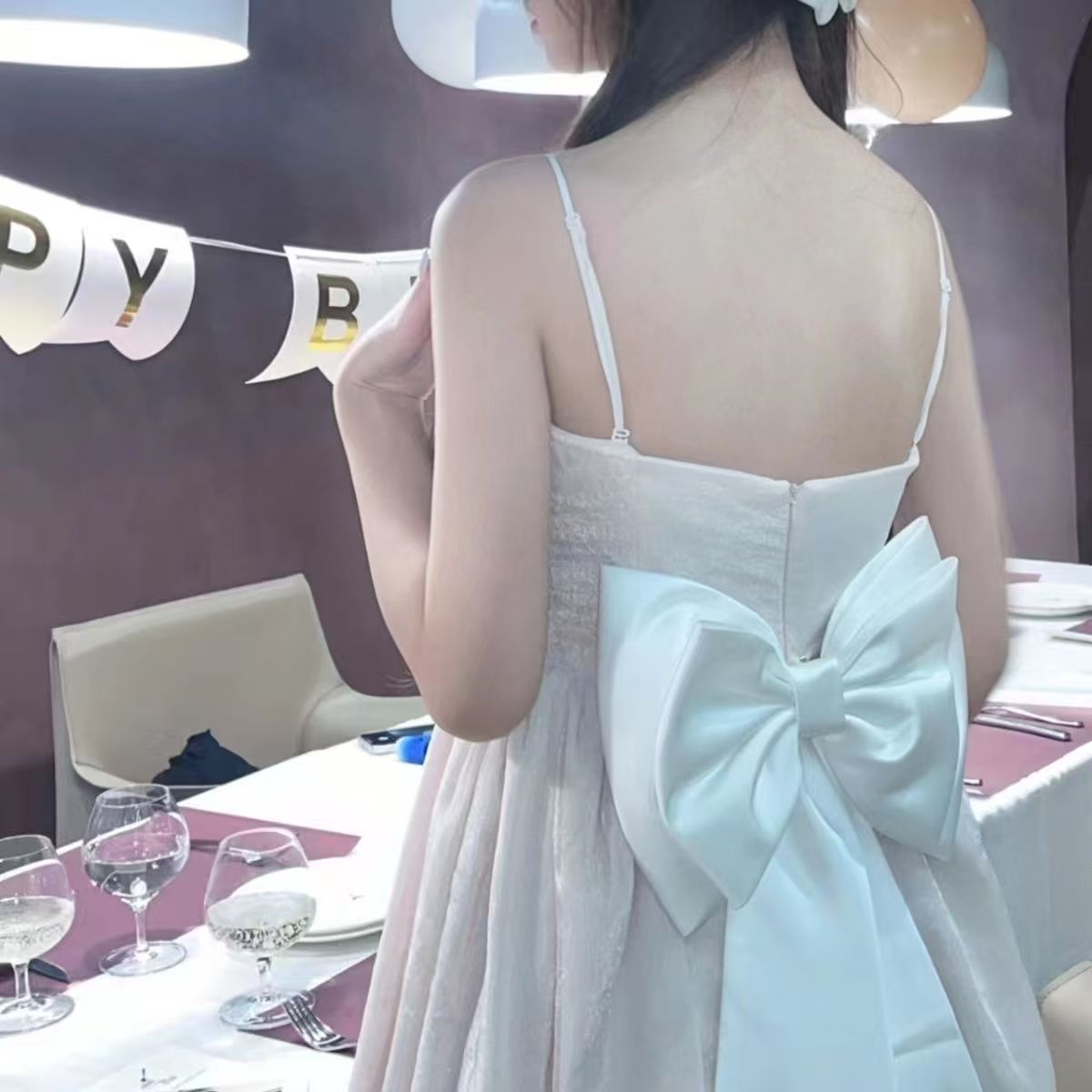婚纱蝴蝶结大号连衣裙配饰