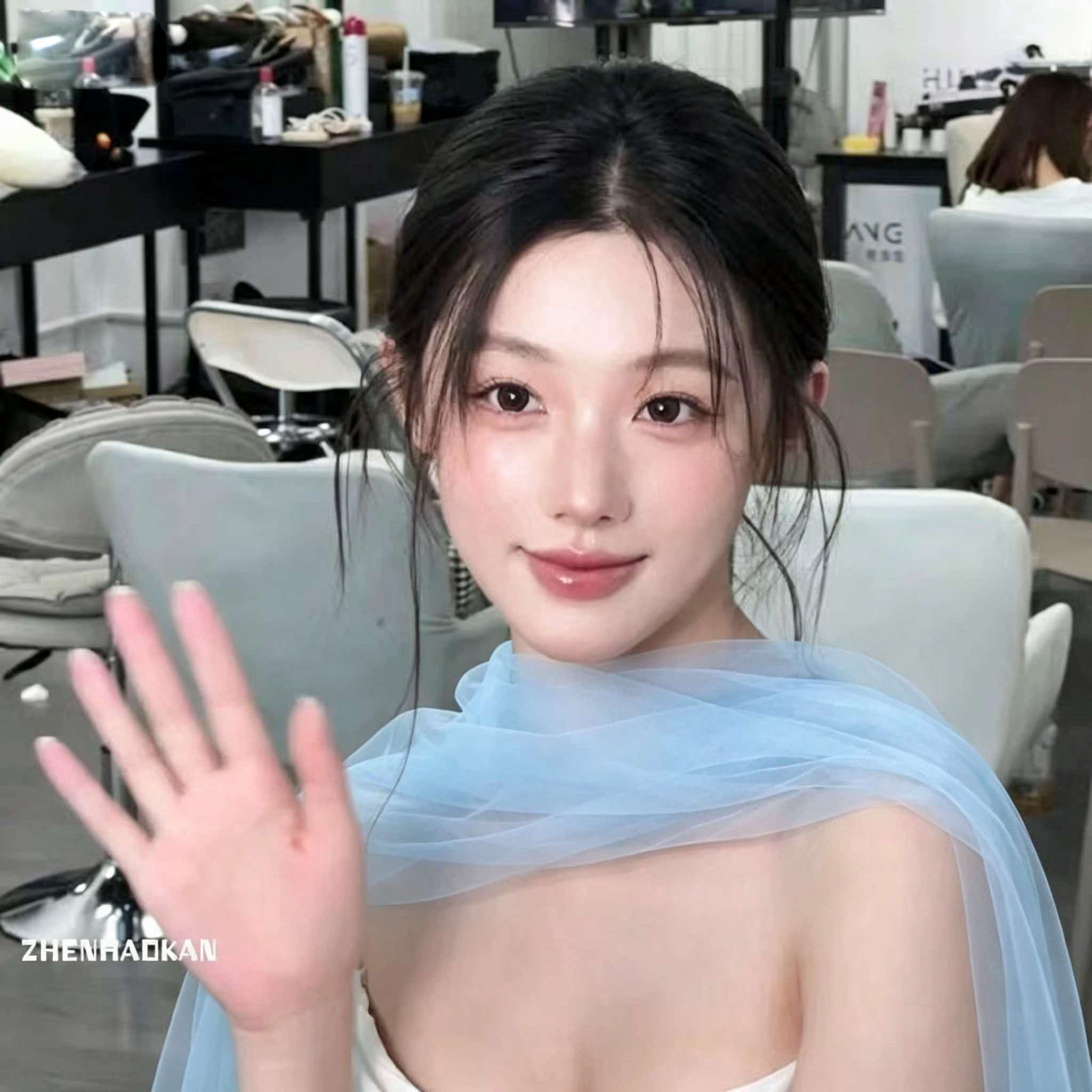 新娘纱巾长款围巾丝巾飘带脖纱披肩纱婚纱礼服晨袍写真旅拍配饰品