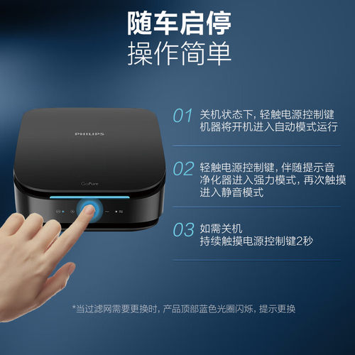 车载空气净化器氧吧飞利浦正品