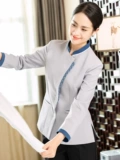 Gaobai Clothing Property Cleaning тетя работающий сервер женский отель Catering House Cleaning Сотрудники упаковывают в осень и зимние рукава с длинными рукавами
