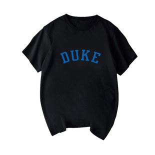 美国NCAA杜克DUKE大学T恤短袖男女T恤衫篮球运动训练宽松大码衣服