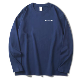 格力电器长袖 纯棉定制图案logo文字订制衣服 工作服空调专卖店工装
