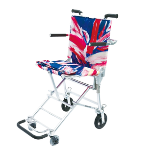 中进207Jinmed轮椅折叠轻便小超轻航钛铝合金儿童老人旅行手推车