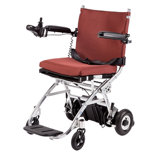 中进电动轮椅折叠轻便智能全自动老人锂电池航钛铝合金旅行代步车